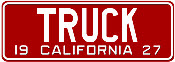 buy vintage California license plates