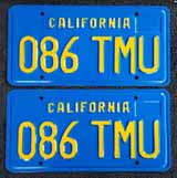 1970 License Plates